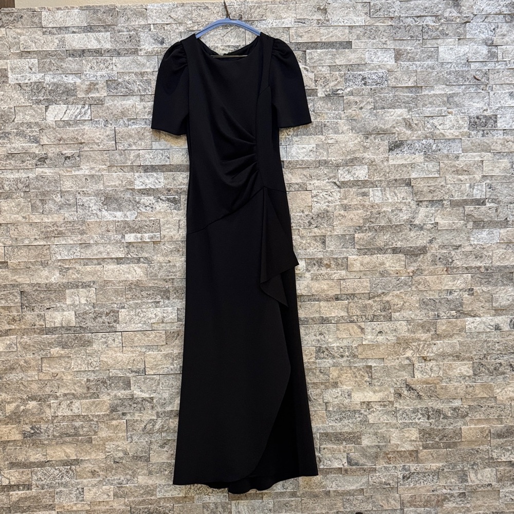 Xscape Black Asymmetrical Dress
